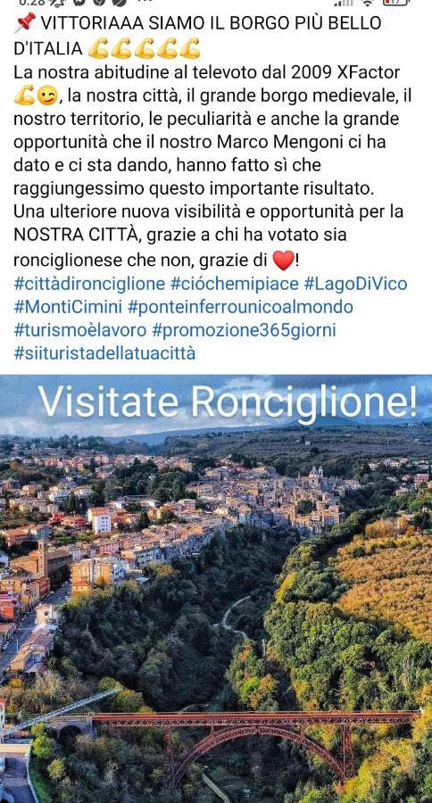 La Casina Di Karol Apartman Ronciglione Kültér fotó