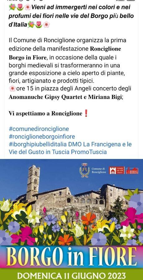 La Casina Di Karol Apartman Ronciglione Kültér fotó